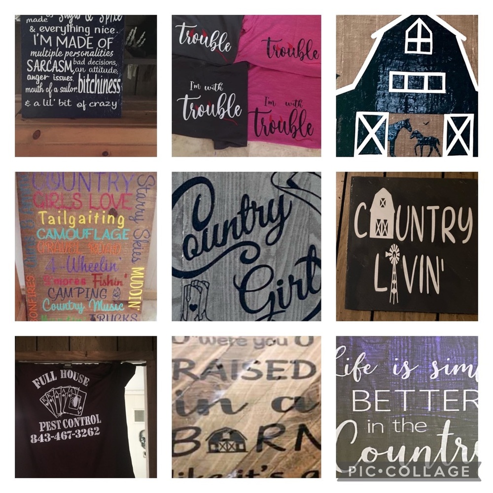 Custom signs & shirts